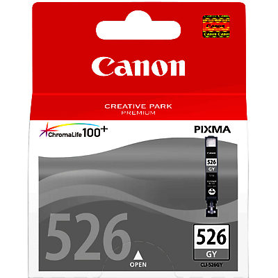 Canon PIXMA CLI-526GY Inkjet Cartridge, Grey Canon PIXMA CLI-526GY Inkjet Cartridge, Grey